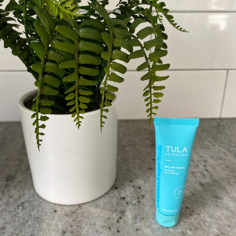Tula The Cult Classic Purifying Face Cleanser NEW Deluxe Travel Size 1oz 30mL